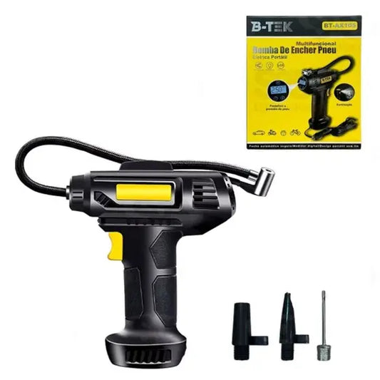 Compresor de aire portátil para neumáticos de coche y moto, 120 W, BT-AX105